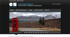 Desktop Screenshot of creativescotlandlocations.com